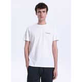 Discovery Expedition D4SM-TST3294 Beyaz Bisiklet Düz Erkek T-Shirt