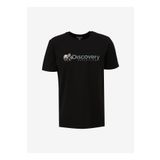 Discovery Expedition D4SM-TST3308 Siyah Erkek Bisiklet Yaka Basic Baskılı T-Shirt