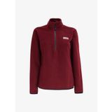 Discovery Expedition D4WL-SWT3929 Bordo Kadın Dik Basic Düz Polar Sweatshirt