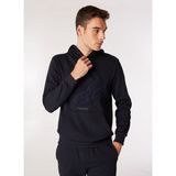 Discovery Expedition D4WM-SWT3076 Lacivert Kapüşon Relaxed Baskılı Erkek Sweatshirt
