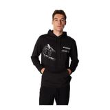Discovery Expedition D4WM-SWT3218 Siyah Erkek Kapüşon Relaxed Baskılı Sweatshirt