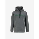 Discovery Expedition D4WM-SWT3223 Antrasit Melanj Erkek Kapüşon Relaxed Baskılı Sweatshirt