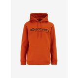 Discovery Expedition D4WM-SWT3223 Kiremit Melanj Erkek Kapüşon Relaxed Baskılı Sweatshirt