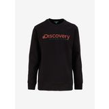 Discovery Expedition D4WM-SWT3225 Siyah Erkek Bisiklet Relaxed Baskılı Sweatshirt