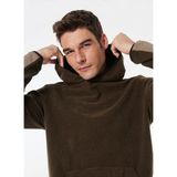 Discovery Expedition D4WM-SWT3265 Haki Erkek Kapüşon Relaxed Jakarlı Sweatshirt