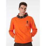 Discovery Expedition D4WM-SWT3290 Turuncu Erkek Kapüşon Relaxed Düz Sweatshirt