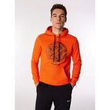 Discovery Expedition D4WM-SWT3329 Turuncu Erkek Kapüşon Relaxed Baskılı Sweatshirt