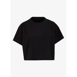 Discovery Expedition D5SL-TST3574 Siyah Bisiklet Yaka Relaxed Düz Kadın T-Shirt