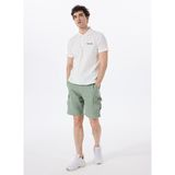 Discovery Expedition D5SM-SHT3827 Haki Erkek Relaxed Baskılı Şort
