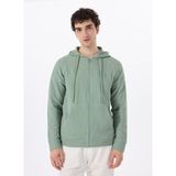 Discovery Expedition D5SM-SWT3754 Haki Erkek Kapüşon Relaxed Baskılı Sweatmont