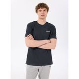 Discovery Expedition D5SM-TST3783 Siyah Bisiklet Yaka Relaxed Düz Erkek T-Shirt - XL