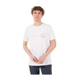 Discovery Expedition D5SM-TST3802 Bisiklet Yaka Relaxed Baskılı T-Shirt, 2XL, 5003227133, Beyaz, Erkek