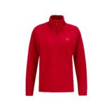 Discovery Expedition D5Wl-Swt3302 Fermuarlı Yaka Basic Düz Kadın Polar Sweatshırt, Kırmızı, Xl