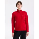 Discovery Expedition D5WL-SWT3302 Kırmızı Fermuarlı Basic Kadın Polar Sweatshırt