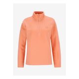 Discovery Expedition D5WL-SWT3302 Somon Fermuarlı Yaka Basic Düz Kadın Polar Sweatshırt