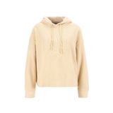 Discovery Expedition D5WL-SWT3505 Açık Bej Kapüşon Yaka Relaxed Nakışlı Kadın Sweatshırt