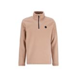 Discovery Expedition D5Wm-Swt3300 Bej Fermuarlı Yaka Basic Düz Erkek Polar Sweatshırt, S