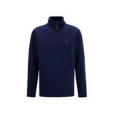 Discovery Expedition D5Wm-Swt3300 Fermuarlı Yaka Basic Düz Erkek Polar Sweatshırt, Lacivert, 2Xl