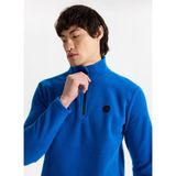 Discovery Expedition D5WM-SWT3300 Mavi Fermuarlı Yaka Basic Düz Erkek Polar Sweatshırt - 2XL