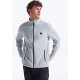 Discovery Expedition D5Wm-Swt3301 Dik Yaka Basic Düz Erkek Polar Sweatshırt, Gri Melanj, 2Xl