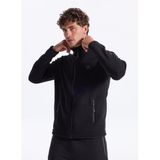 Discovery Expedition D5Wm-Swt3301 Dik Yaka Basic Düz Erkek Polar Sweatshırt, Siyah, XXL