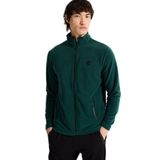 Discovery Expedition D5WM-SWT3301 Koyu Yeşil Dik Yaka Basic Düz Erkek Polar Sweatshırt - XL
