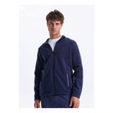Discovery Expedition D5WM-SWT3301 Lacivert Dik Yaka Basic Düz Erkek Polar Sweatshırt