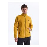 Discovery Expedition D5WM-SWT3301 Sarı Dik Basic Erkek Polar Sweatshırt