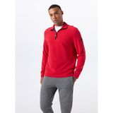 Discovery Expedition D5WM-SWT3871 Kırmızı Erkek Dik Relaxed Sweatshirt