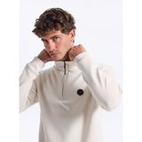 Discovery Expedition D5WM-SWT3941 Bej Dik Yaka Relaxed Fit Erkek Sweatshirt