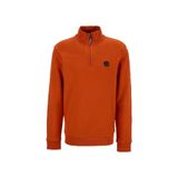 Discovery Expedition D5Wm-Swt3941 Dik Yaka Relaxed Düz Erkek Sweatshırt, Koyu Turuncu, 2Xl