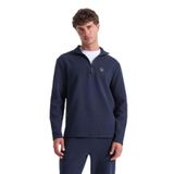 Discovery Expedition D5Wm-Swt3986 Dik Yaka Relaxed Düz Erkek Sweatshırt, Lacivert, 2Xl