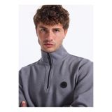 Discovery Expedition D5WM-SWT3986 Dik Yaka Relaxed Düz Sweatshırt, S, 5003276471, Antrasit, erkek