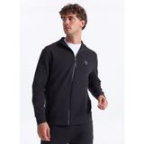 Discovery Expedition D5WM-SWT3988 Siyah Dik Yaka Relaxed Düz Erkek Sweatshırt - XL