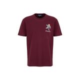 Discovery Expedition D6SM-TST3680 Bordo Bisiklet Yaka Relaxed Düz Erkek T-Shirt
