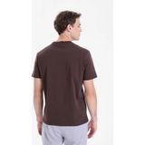 Discovery Expedition D6SM-TST3686 Kahve Bisiklet Relaxed Düz Erkek T-Shirt - 2XL