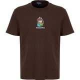 Discovery Expedition D6SM-TST3686 Kahve Bisiklet Relaxed Düz Erkek T-Shirt - XL