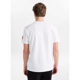 Discovery Expedition D6SM-TST3705 Kırık Beyaz Bisiklet Relaxed Baskılı Erkek T-Shirt - XL