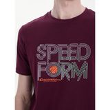 Discovery Expedition D6SM-TST3706 Bordo Bisiklet Relaxed Baskılı Erkek T-Shirt - XL