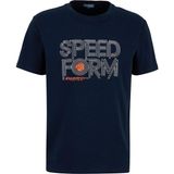 Discovery Expedition D6SM-TST3706 Lacivert Bisiklet Relaxed Baskılı Erkek T-Shirt - XL