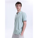 Discovery Expedition D6SM-TST3708 Mint Relaxed Fit Erkek Polo T-Shirt