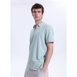 Discovery Expedition D6Sm-Tst3708 Relaxed Düz Polo T-Shirt, 2XL, 5003329636, Mint, Erkek