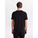 Discovery Expedition D6SM-TST3723 Siyah Bisiklet Relaxed Baskılı Erkek T-Shirt - 2XL