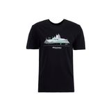 Discovery Expedition D6SM-TST3738 Siyah Bisiklet Yaka Relaxed Baskılı Erkek T-Shirt