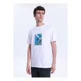 Discovery Expedition D6SM-TST3741 Beyaz Bisiklet Yaka Relaxed Fit Erkek T-Shirt