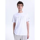 Discovery Expedition D6SM-TST3742 Beyaz Bisiklet Yaka Relaxed Fit Erkek T-Shirt
