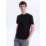 Discovery Expedition D6SM-TST3743 Siyah Bisiklet Yaka Relaxed Fit Erkek T-Shirt