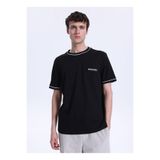 Discovery Expedition D6SM-TST3746 Siyah Bisiklet Yaka Relaxed Fit Erkek T-Shirt