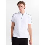 Discovery Expedition D6SM-TST3749 Beyaz Erkek Polo T-Shirt