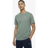 Discovery Expedition D6SM-TST3762 Nil Yeşili Bisiklet Yaka Relaxed Baskılı Erkek T-Shirt - XL